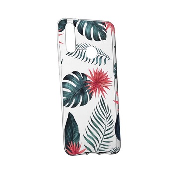 Husa de protectie, Flori tropicale, pentru Xiaomi Mi A3 Lite, rezistenta la uzura, anti-alunecare, din silicon Premium, 497 Husa de protectie, Flori tropicale, pentru Xiaomi Mi A3 Lite, rezistenta la uzura, anti-alunecare, din silicon Premium, 497