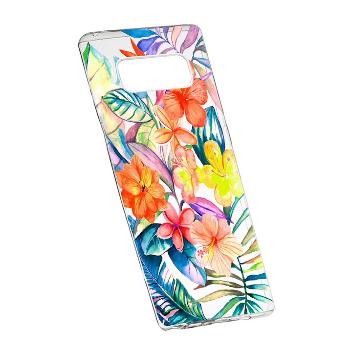 Силиконов калъф Unique за Tropical Flowers, Samsung Galaxy S10 Plus, 498
