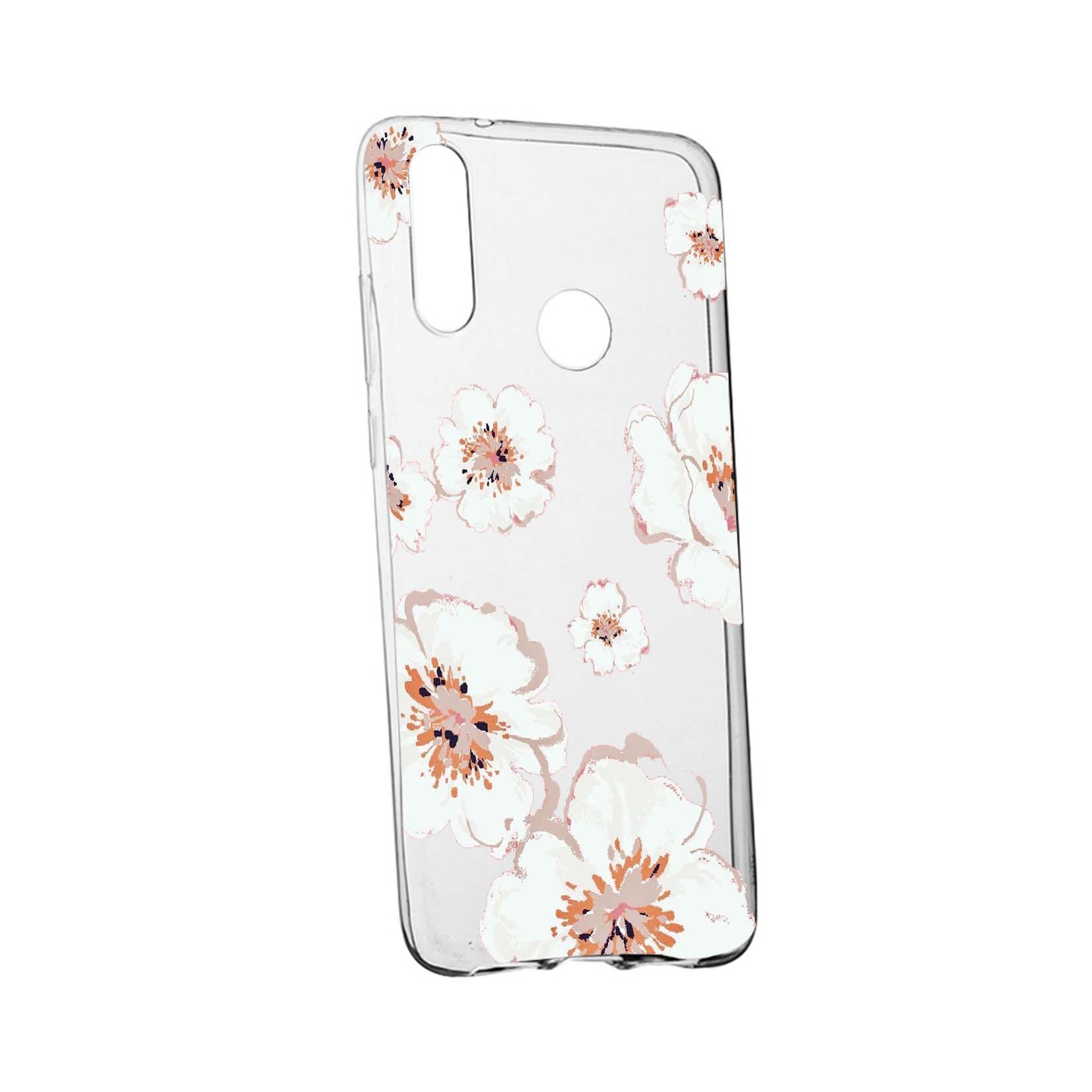 Husa de protectie, Flori, culorile de pastel, pentru Xiaomi Mi A3 Lite, rezistenta la uzura, anti-alunecare, din silicon Premium, 499