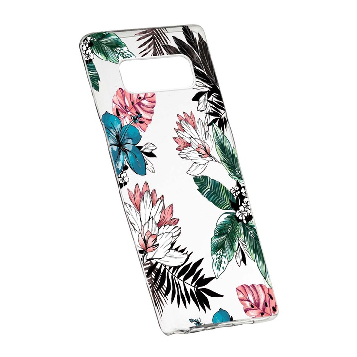 Силиконов калъф Unique за Tropical Flowers, Samsung Galaxy S10 Plus, 500