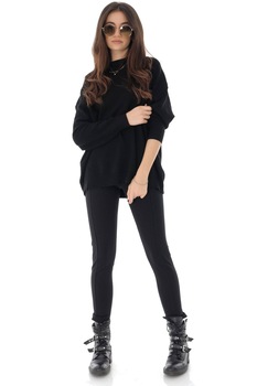 Pulover negru, ROH, Rock and Roll - BR2250, M Pulover negru, ROH, Rock and Roll - BR2250, M