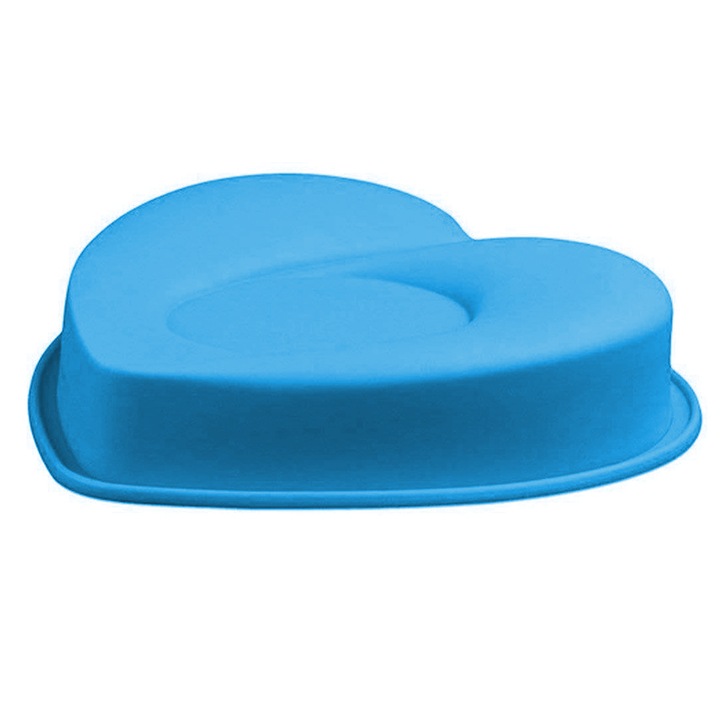 Forma prajituri, Silicon, 20 x 20,5 x 4 cm, Albastru