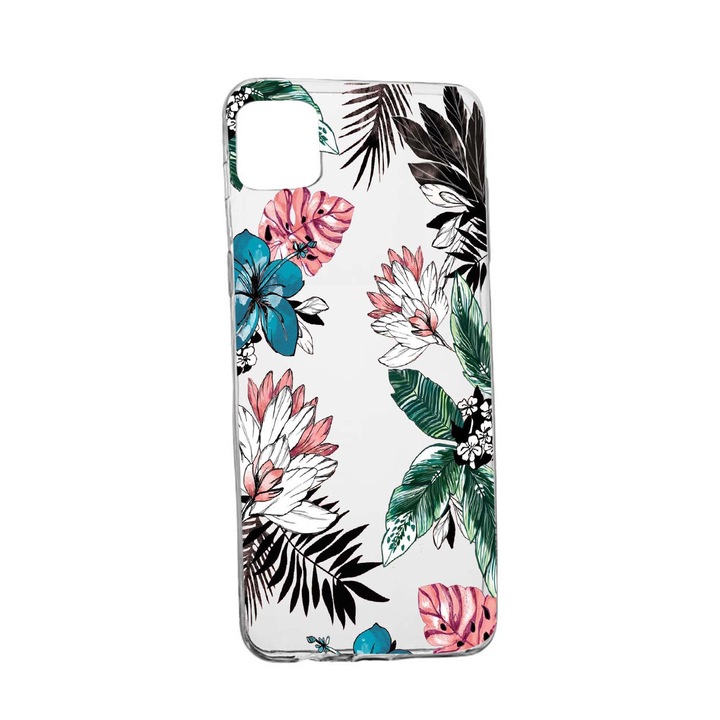 Силиконов калъф Unique за Tropical Flowers, Apple iPhone 11 Pro Max, 500