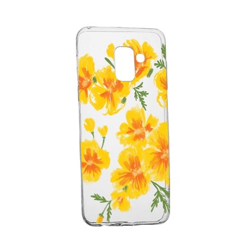 Husa de protectie, Flori, culorile de pastel, pentru Samsung Galaxy J6 2018, rezistenta la uzura, anti-alunecare, din silicon Premium, 502 Husa de protectie, Flori, culorile de pastel, pentru Samsung Galaxy J6 2018, rezistenta la uzura, anti-alunecare, din silicon Premium, 502