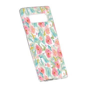 Husa de protectie, Flori, culorile de pastel, pentru Samsung Galaxy Note 9, rezistenta la uzura, anti-alunecare, din silicon Premium, 503 Husa de protectie, Flori, culorile de pastel, pentru Samsung Galaxy Note 9, rezistenta la uzura, anti-alunecare, din silicon Premium, 503