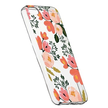 Husa de protectie, Flori, culorile de pastel, pentru Apple iPhone 5 / 5S / SE, rezistenta la uzura, anti-alunecare, din silicon Premium, 504 Husa de protectie, Flori, culorile de pastel, pentru Apple iPhone 5 / 5S / SE, rezistenta la uzura, anti-alunecare, din silicon Premium, 504
