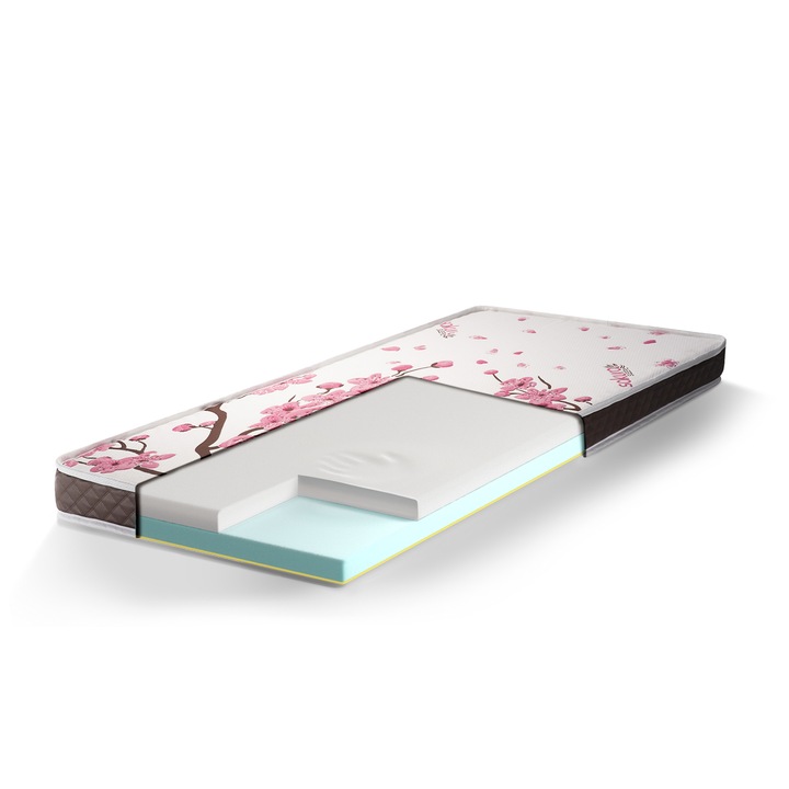 Топ матрак Sleepmode Sakura Cherry Blossom DELUX, 140x200, 10 cm
