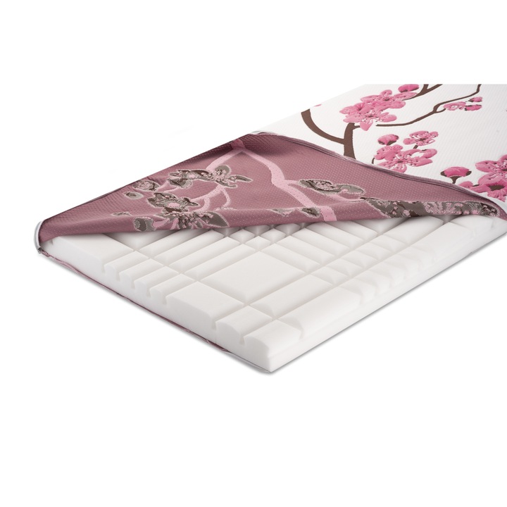 Топ матрак Sleepmode Sakura Shiatsu 7 zones DELUX, 120x200, 8 cm, с цип