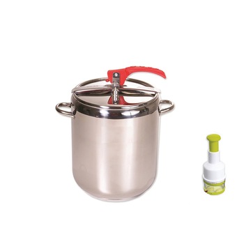 Pachet Oala sub presiune inox FLORIA, Capacitate 12L+Tocator ceapa 2614 Pachet Oala sub presiune inox FLORIA, Capacitate 12L+Tocator ceapa 2614