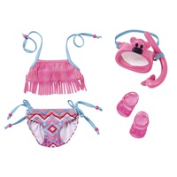 set inot  costum de baie papucei si casca pentru papusi 43 cmbaby born imagen 9_0_
0