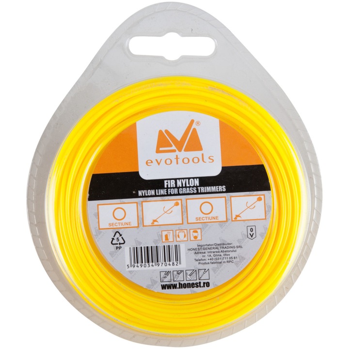 Fir Nylon Rotund 72 m 2.7 mm