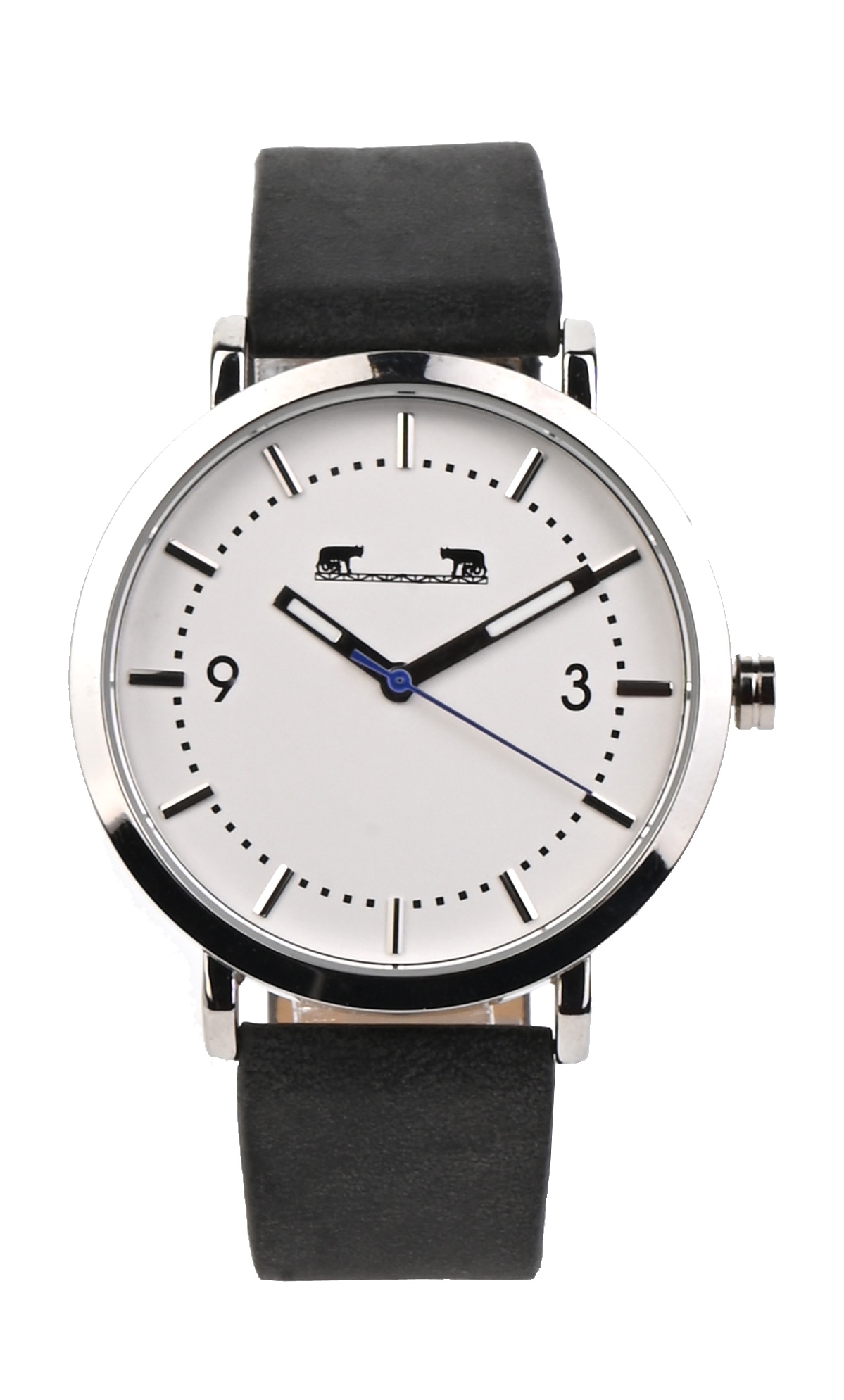 Ceas de mana de dama elegant, business, curea de piele Matteo Ferari - MF89004NEGRUSILVER