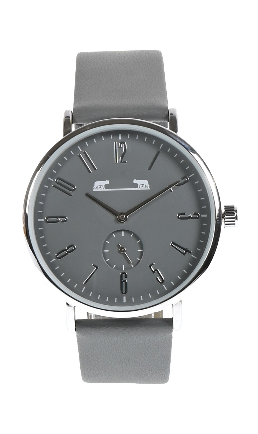 Ceas de mana de dama elegant, business, curea de piele Matteo Ferari - MF8113LTHGGRI