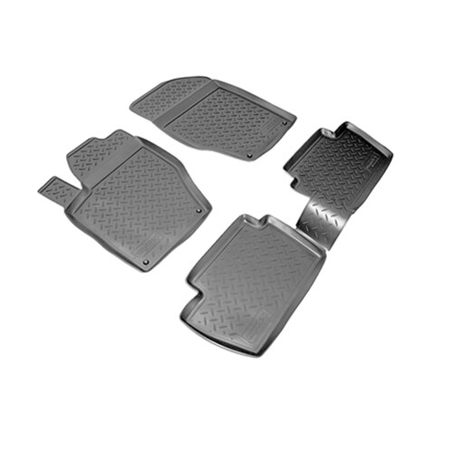 Set covorase auto cauciuc VagAuto pentru Peugeot 307 (2001-2008) - 5 pcs