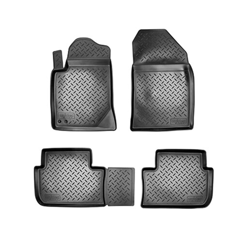 Set covorase auto cauciuc VagAuto pentru Peugeot 407 (2004) - 5 pcs