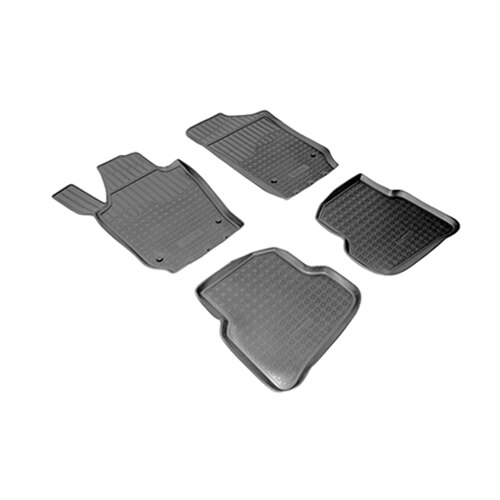 Set covorase auto cauciuc VagAuto pentru Seat Ibiza IV (6J) (2008) - 4 pcs