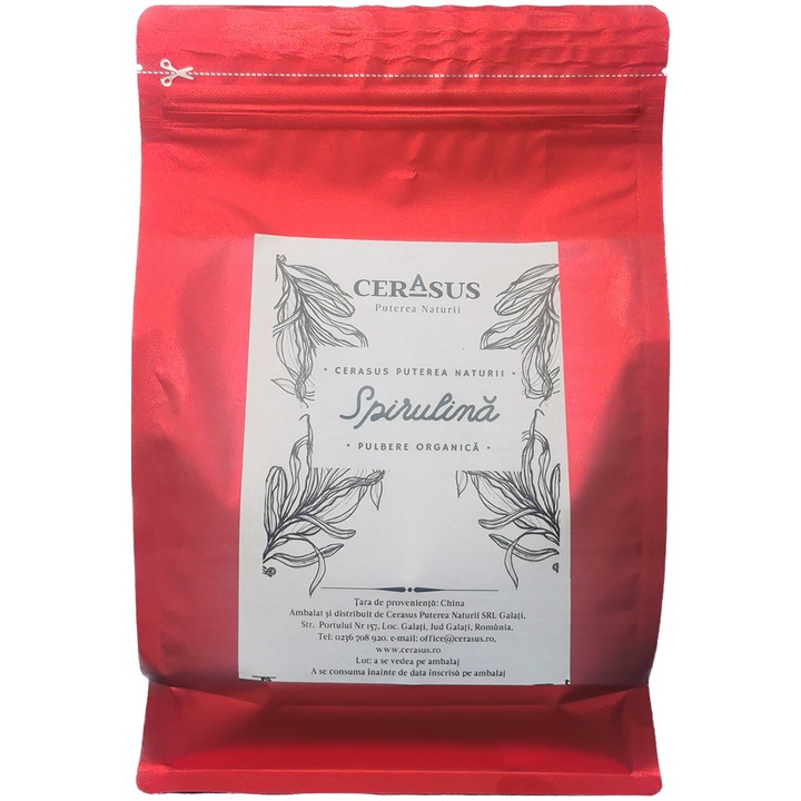 Cerasus spirulina, bio, ömlesztett, 1 kg