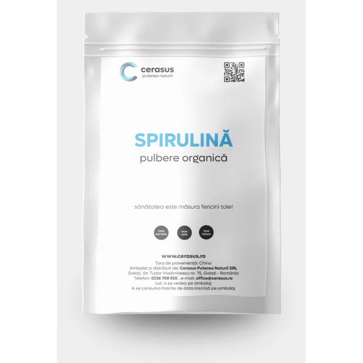 Cerasus spirulina, bio, ömlesztett, 1 kg