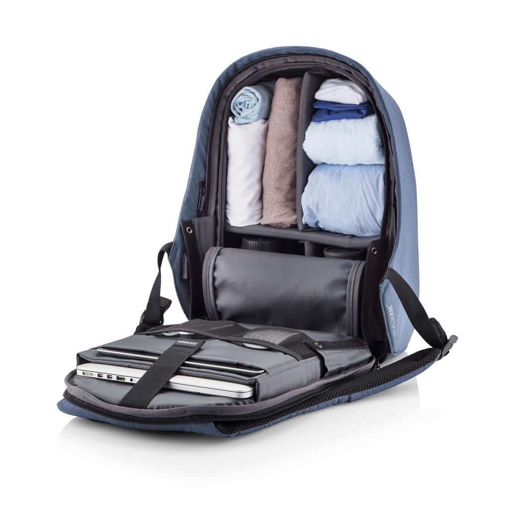 Rucsac Laptop Antifurt, Bobby Hero Small, 13.3 inch, Albastru Deschis