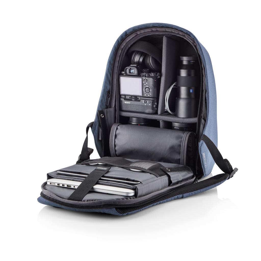 Rucsac Laptop Antifurt, Bobby Hero Small, 13.3 inch, Albastru Deschis