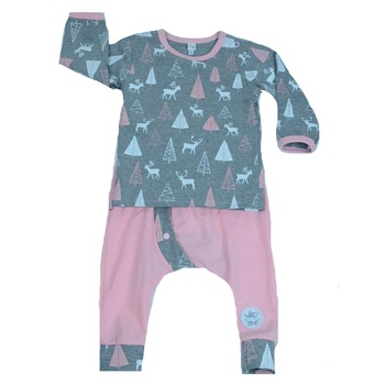 Pijama pentru fetite Koala 05-300, Multicolor, 86 cm Pijama pentru fetite Koala 05-300, Multicolor, 86 cm