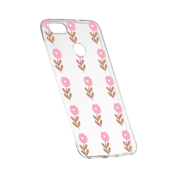 Силиконов калъф Unique за Flowers, HTC Desire 12 Plus, 505