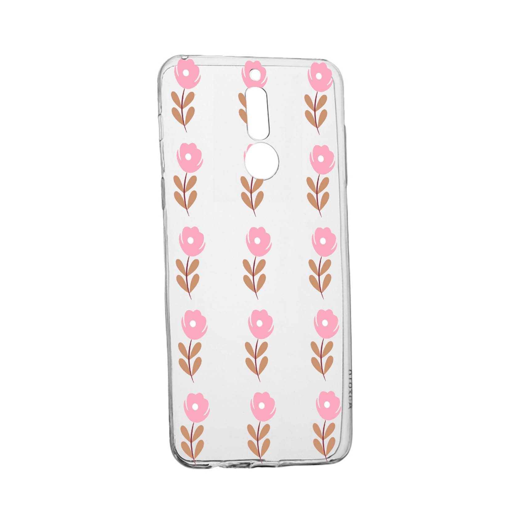 Husa de protectie, Flori, pentru LG K40 / K12 Plus, rezistenta la uzura, anti-alunecare, din silicon Premium, 505