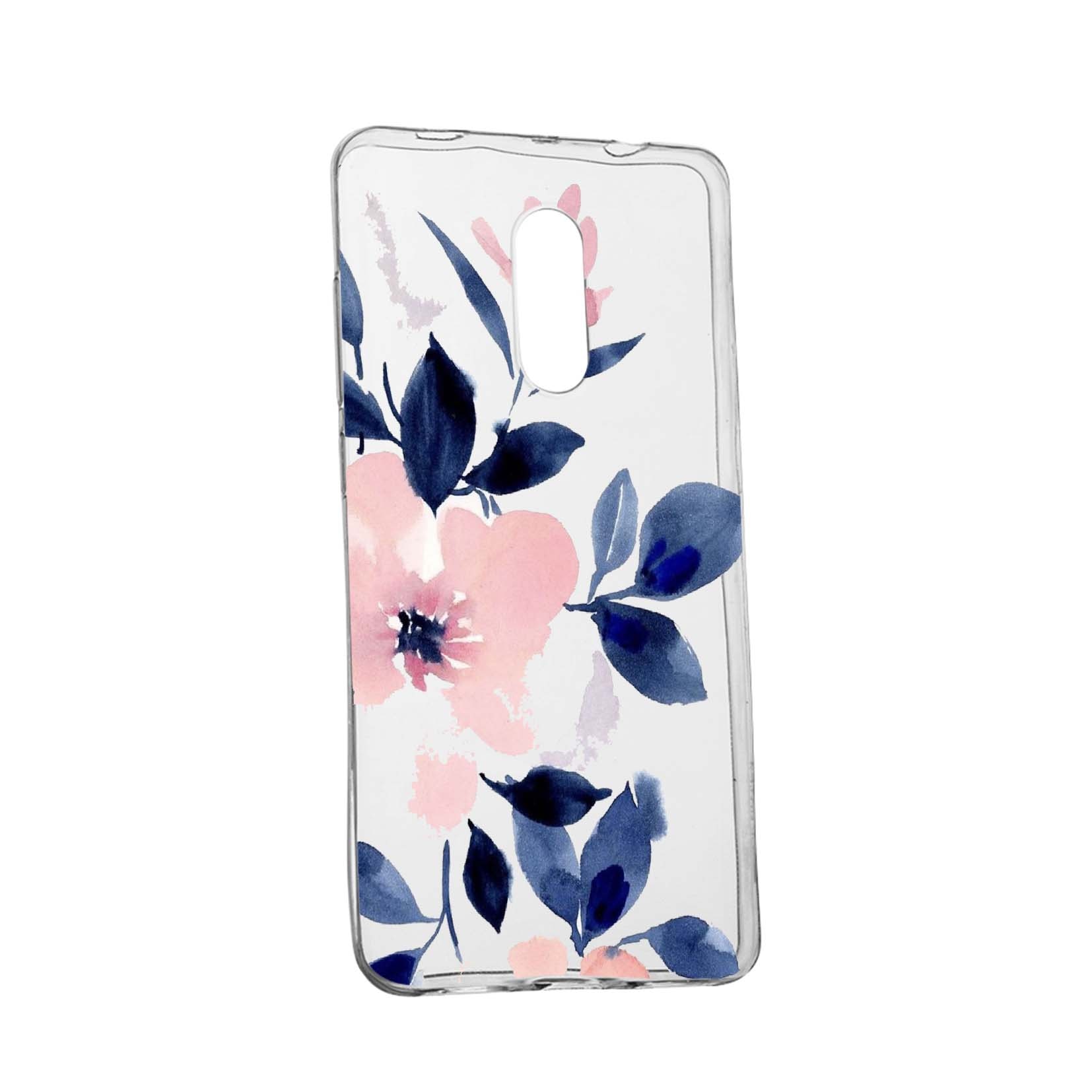 Husa de protectie, Flori, culorile de pastel, pentru Nokia 7.1 Plus, rezistenta la uzura, anti-alunecare, din silicon Premium, 506