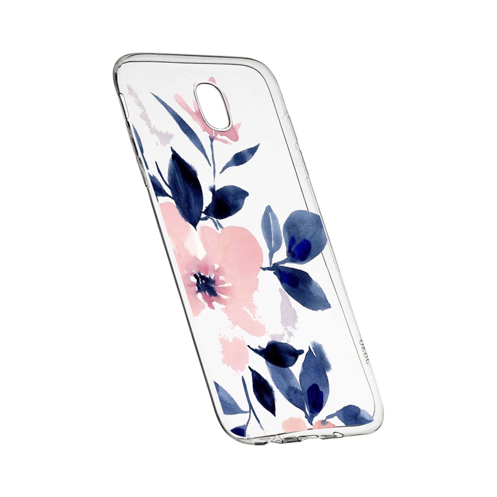 Husa de protectie, Flori, culorile de pastel, pentru HTC U Play, rezistenta la uzura, anti-alunecare, din silicon Premium, 506