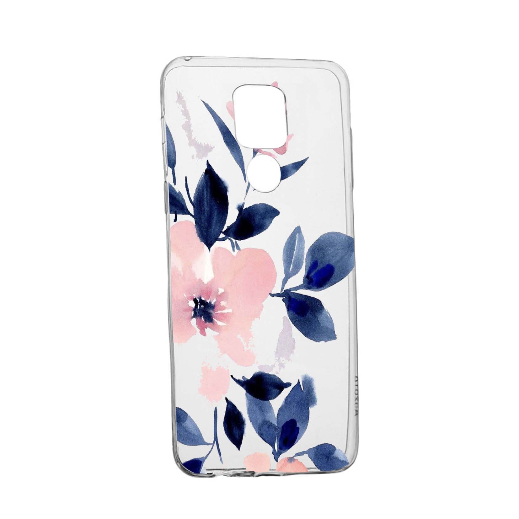Husa de protectie, Flori, culorile de pastel, pentru Huawei Mate 20, rezistenta la uzura, anti-alunecare, din silicon Premium, 506