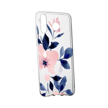 Husa de protectie, Flori, culorile de pastel, pentru Huawei P20 Lite 2019, rezistenta la uzura, anti-alunecare, din silicon Premium, 506 Husa de protectie, Flori, culorile de pastel, pentru Huawei P20 Lite 2019, rezistenta la uzura, anti-alunecare, din silicon Premium, 506