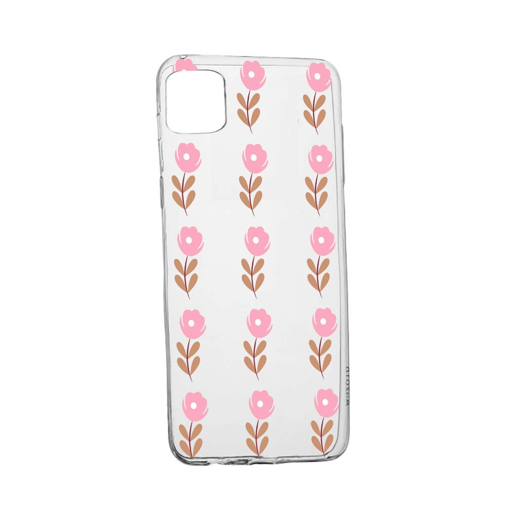 Husa de protectie, Flori, pentru Apple iPhone 11 Pro Max, rezistenta la uzura, anti-alunecare, din silicon Premium, 505