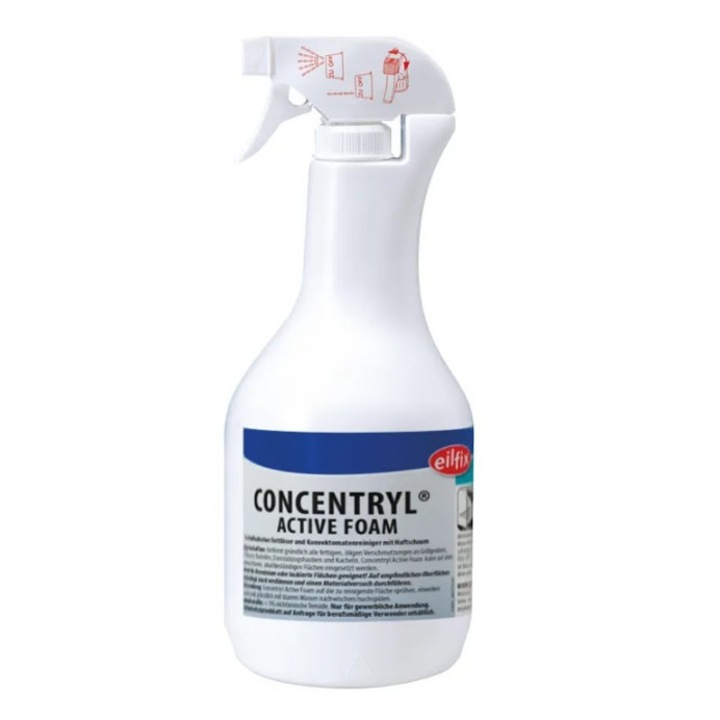 Degresant spuma activa, Eilfix Concentryl Active Foam, 1 litru, cu pulverizator