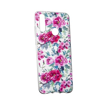 Husa de protectie, Flori, culorile de pastel, pentru Huawei P30 Lite, rezistenta la uzura, anti-alunecare, din silicon Premium, 507 Husa de protectie, Flori, culorile de pastel, pentru Huawei P30 Lite, rezistenta la uzura, anti-alunecare, din silicon Premium, 507