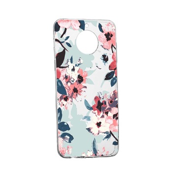 Husa de protectie, Flori, culorile de pastel, pentru Motorola Moto G6 PLAY, rezistenta la uzura, anti-alunecare, din silicon Premium, 508 Husa de protectie, Flori, culorile de pastel, pentru Motorola Moto G6 PLAY, rezistenta la uzura, anti-alunecare, din silicon Premium, 508