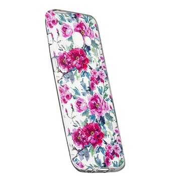 Husa de protectie, Flori, culorile de pastel, pentru Samsung Galaxy A3 2017, rezistenta la uzura, anti-alunecare, din silicon Premium, 507 Husa de protectie, Flori, culorile de pastel, pentru Samsung Galaxy A3 2017, rezistenta la uzura, anti-alunecare, din silicon Premium, 507