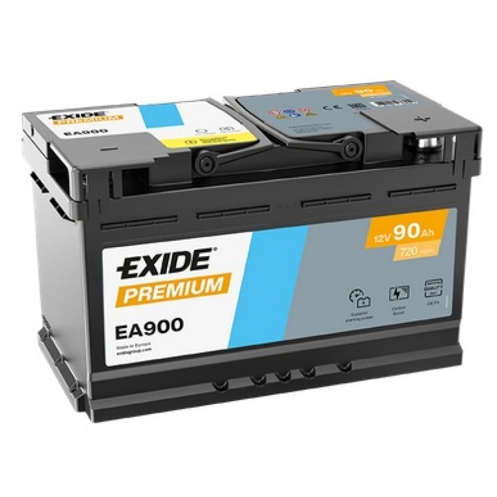Baterie auto 12V 90Ah Exide Premium EA900