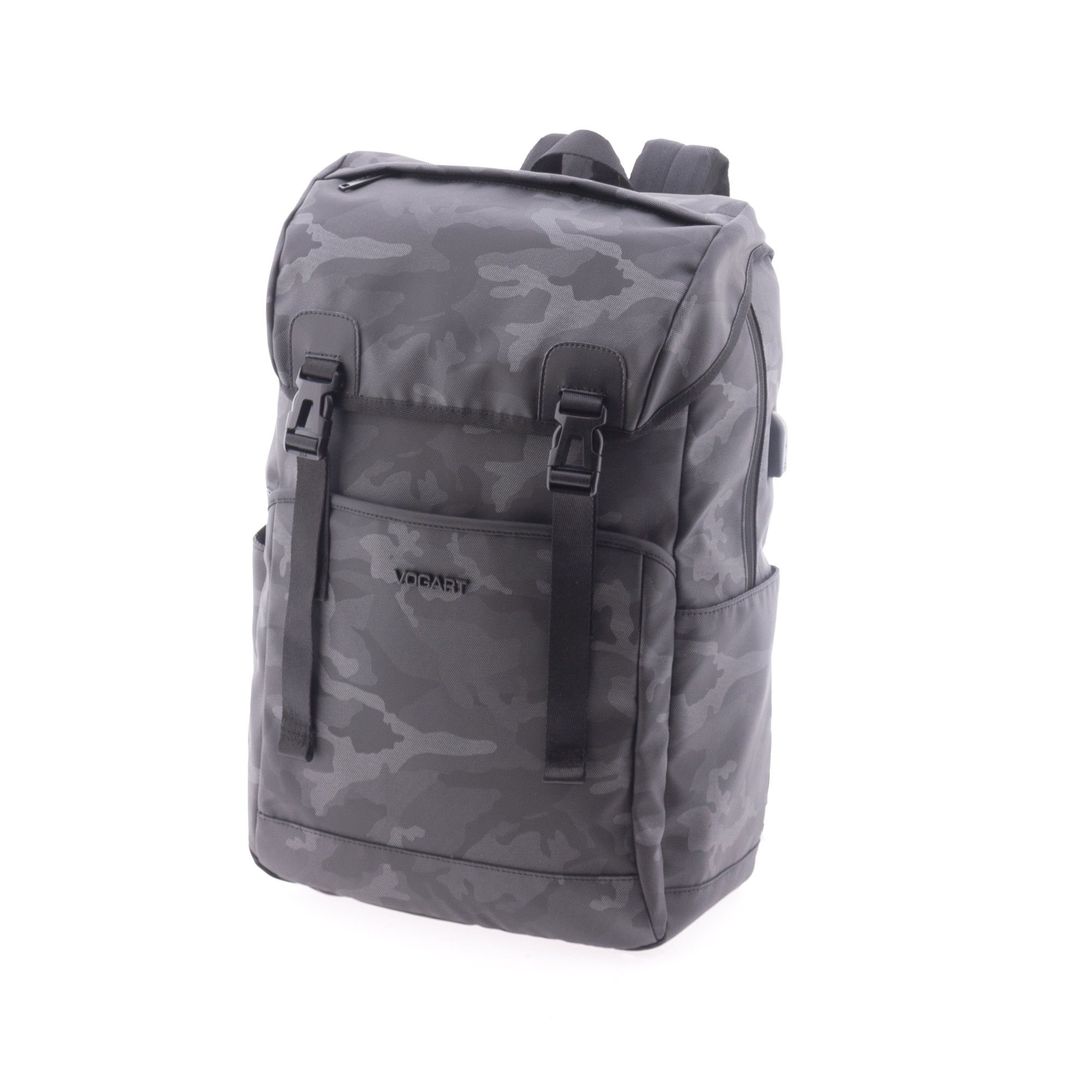 Rucsac Barbati, Vogart, Gri Camuflaj, 100 % Poliester, Casual