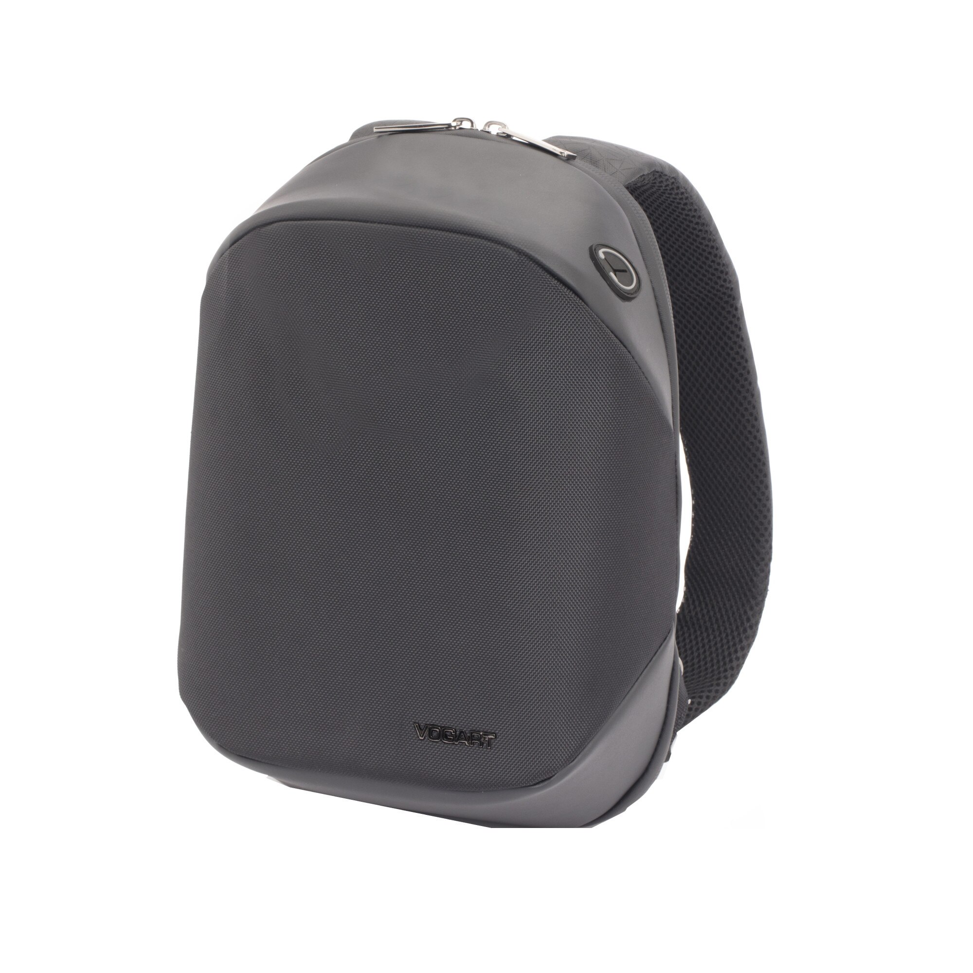 Rucsac barbati, Vogart, Negru, 100 % Poliester, Casual