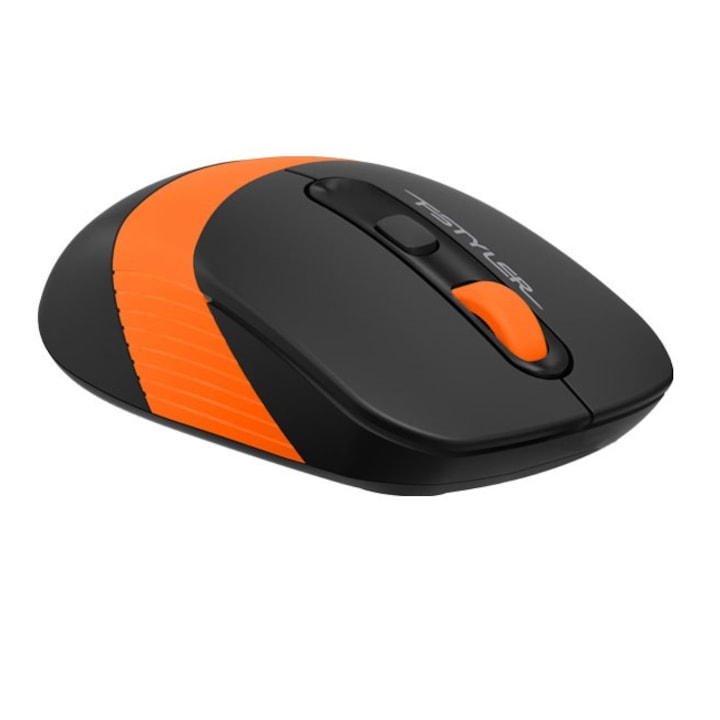 Оптична мишка A4tech FG10 Fstyler, безжична, Черен/Оранжев