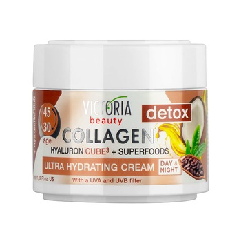 Crema Hidratanta Collagen Detox 30-45 Ani 50 ml Crema Hidratanta Collagen Detox 30-45 Ani 50 ml