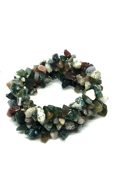 Bratara dama, handmade, din chipsuri de pietre semipretioase, agate indiene, lungime 19 cm Bratara dama, handmade, din chipsuri de pietre semipretioase, agate indiene, lungime 19 cm