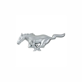 Sticker decorativ de masina, 3D, Racing Horse Metal, cromat Sticker decorativ de masina, 3D, Racing Horse Metal, cromat