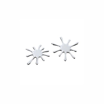 Set sticker decorativ de masina, Splash, 3D, 2 buc, crom Set sticker decorativ de masina, Splash, 3D, 2 buc, crom