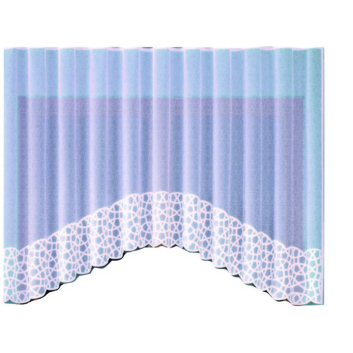 Készre varrt függöny Cezaria 256, 300x160 cm, fehér, csipke