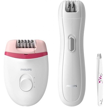 Epilator Philips Satinelle Essential BRP506/00, 2 viteze, Alb Epilator Philips Satinelle Essential BRP506/00, 2 viteze, Alb