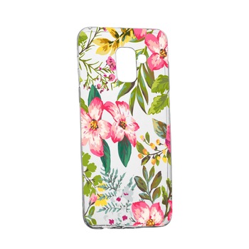 Husa de protectie, Flori, culorile de pastel, pentru Samsung Galaxy J6 2018, rezistenta la uzura, anti-alunecare, din silicon Premium, 510 Husa de protectie, Flori, culorile de pastel, pentru Samsung Galaxy J6 2018, rezistenta la uzura, anti-alunecare, din silicon Premium, 510