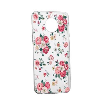Husa de protectie, Flori, culorile de pastel, pentru Motorola Moto G6 PLAY, rezistenta la uzura, anti-alunecare, din silicon Premium, 511 Husa de protectie, Flori, culorile de pastel, pentru Motorola Moto G6 PLAY, rezistenta la uzura, anti-alunecare, din silicon Premium, 511