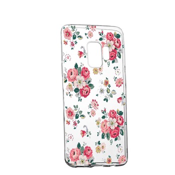 Husa de protectie, Flori, culorile de pastel, pentru Samsung Galaxy S9 Plus, rezistenta la uzura, anti-alunecare, din silicon Premium, 511 Husa de protectie, Flori, culorile de pastel, pentru Samsung Galaxy S9 Plus, rezistenta la uzura, anti-alunecare, din silicon Premium, 511
