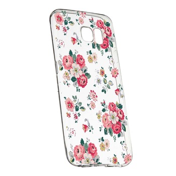 Husa de protectie, Flori, culorile de pastel, pentru Samsung Galaxy S7 Edge, rezistenta la uzura, anti-alunecare, din silicon Premium, 511 Husa de protectie, Flori, culorile de pastel, pentru Samsung Galaxy S7 Edge, rezistenta la uzura, anti-alunecare, din silicon Premium, 511
